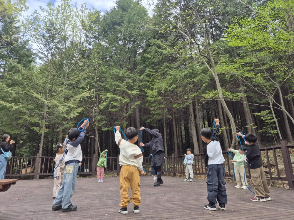고흥군, ‘유아숲 교육 프로그램’ 큰 호응