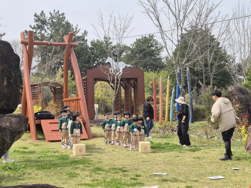 고흥군, ‘유아숲 교육 프로그램’ 큰 호응
